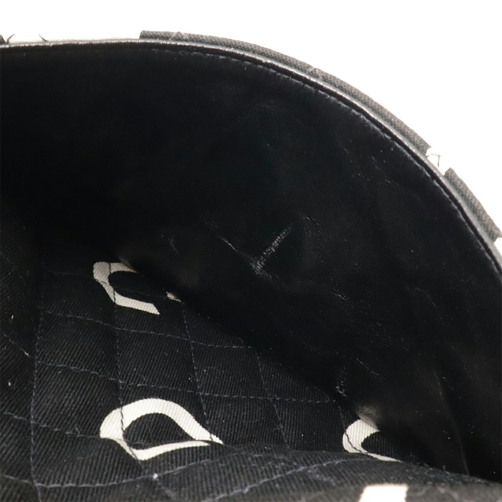 CHANEL Black Canvas Logo Tote Bag - Picture 9 of 9